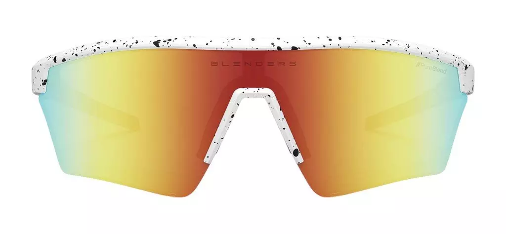 Blenders Pacer White Splatter Sunglasses - WHITE