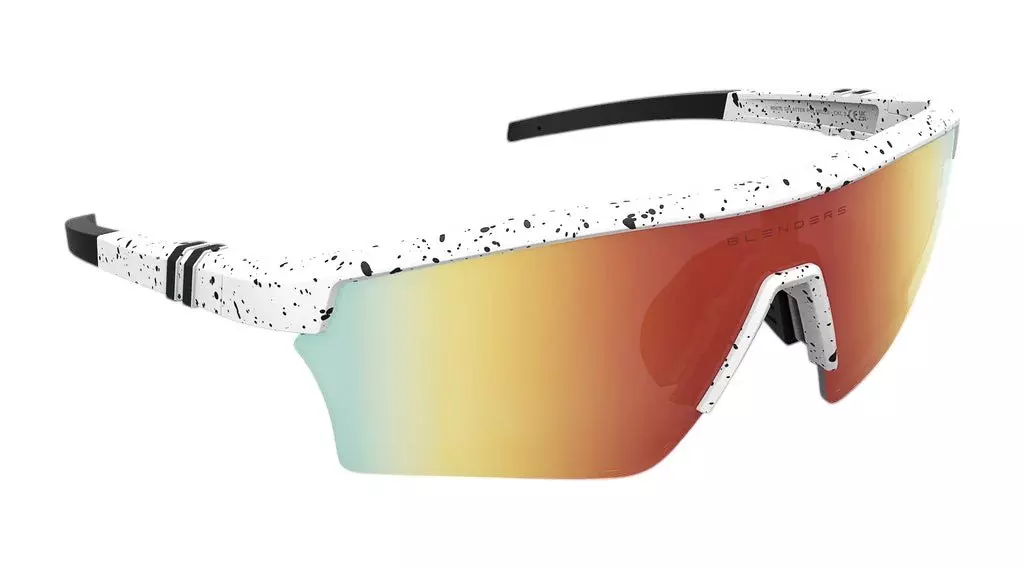 Blenders Pacer White Splatter Sunglasses - WHITE