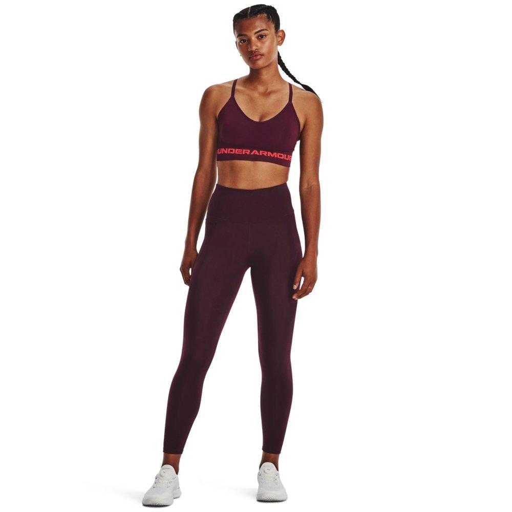 Under Armour Women's Motion Ankle Leggings - MAROON Thumbnail View 3