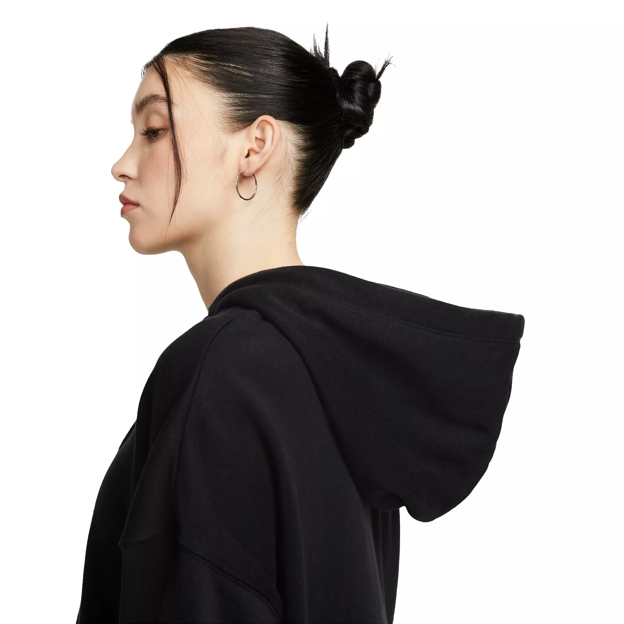 Nike Women's Sportswear Club Fleece Hoodie - BLACK