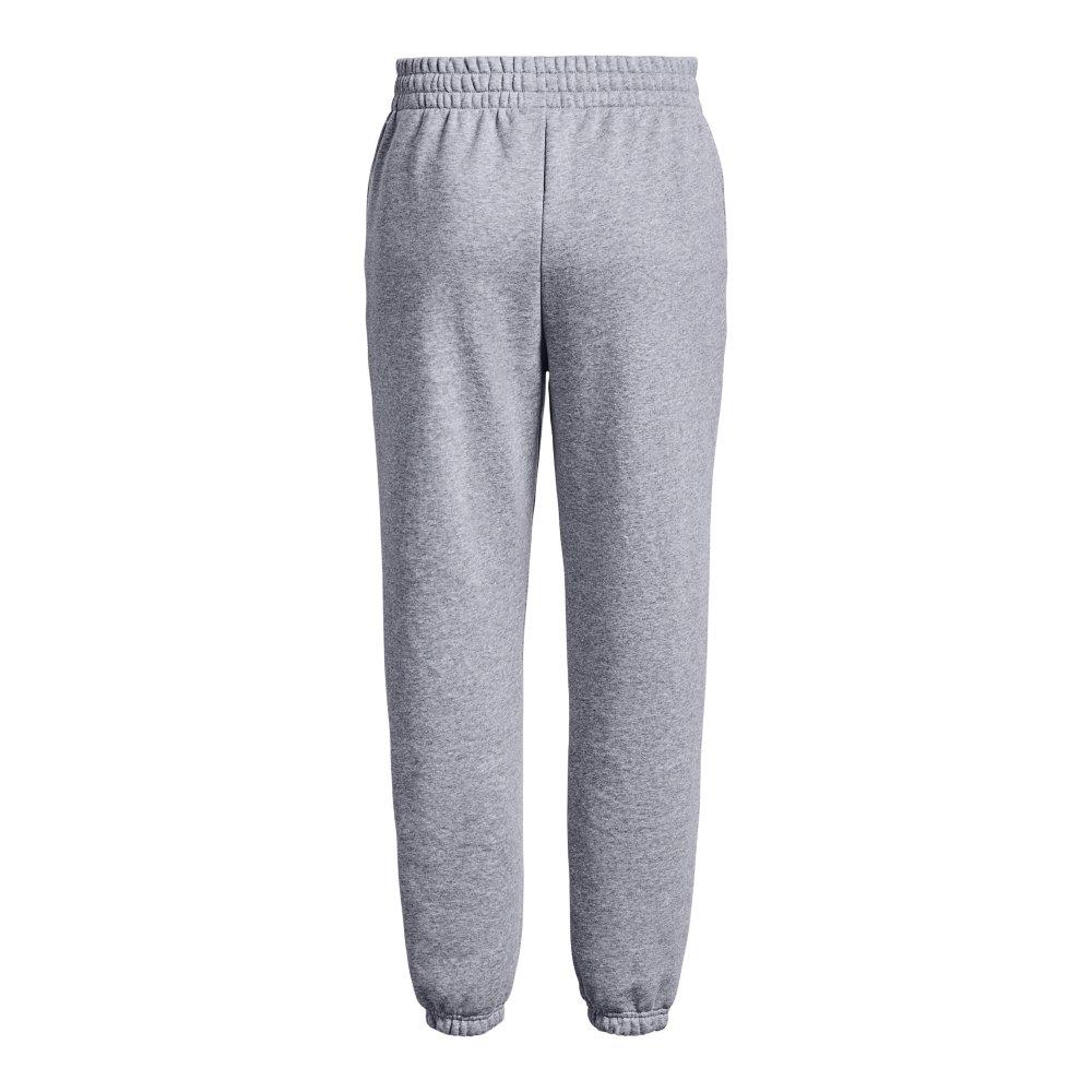 Under Armour Women's Essential Fleece Joggers - GREY/WHITE Thumbnail View 5