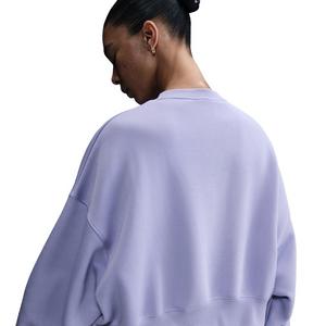 Nike Women's Sportswear Phoenix Fleece Over-Oversized Crew-Neck Sweatshirt -Lilac