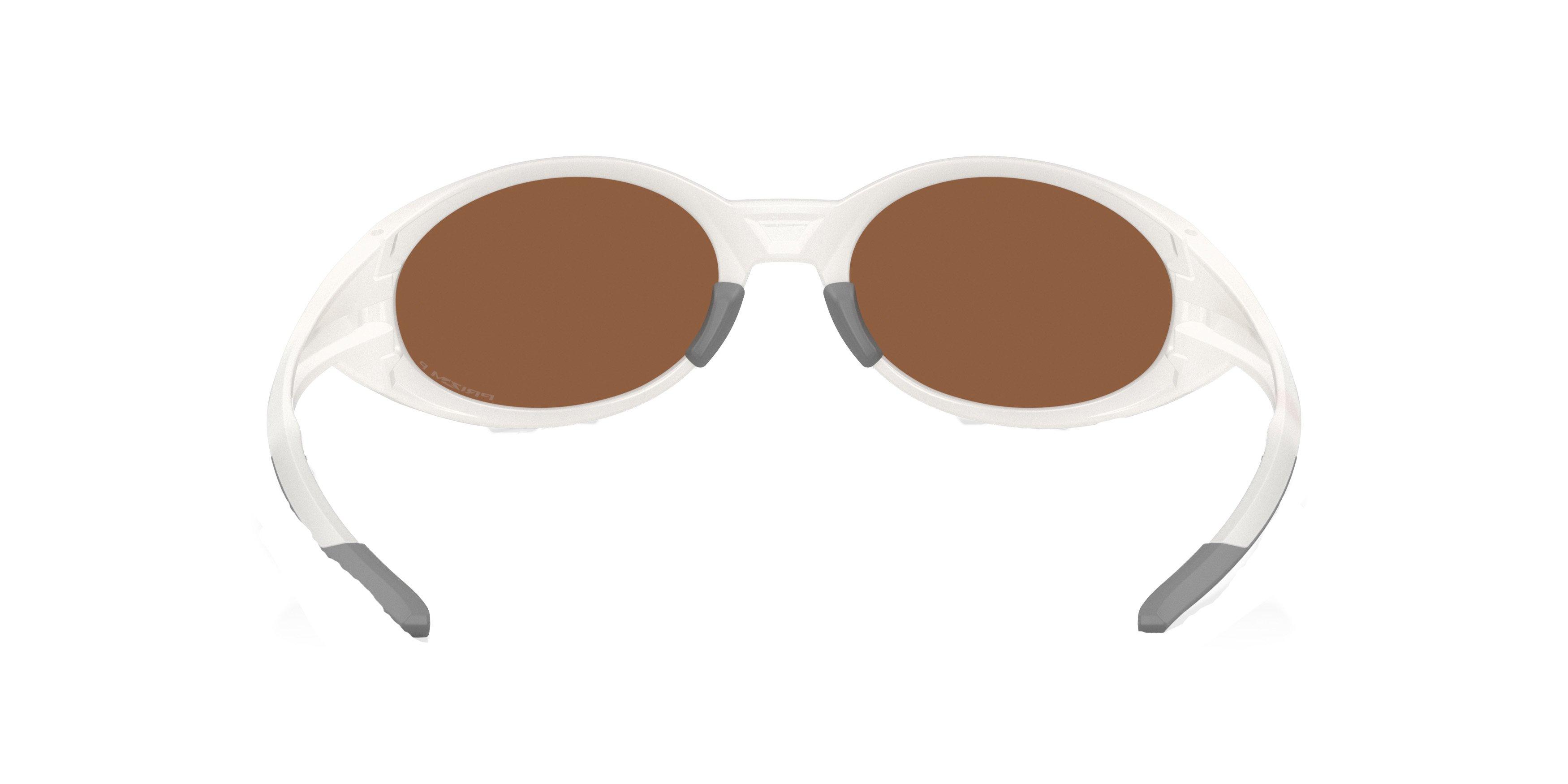 Oakley Eye Jacket Redux Prizm Tungsten Polarized Sunglasses - Matte Transparent Mist - WHITE/BROWN Thumbnail View 2