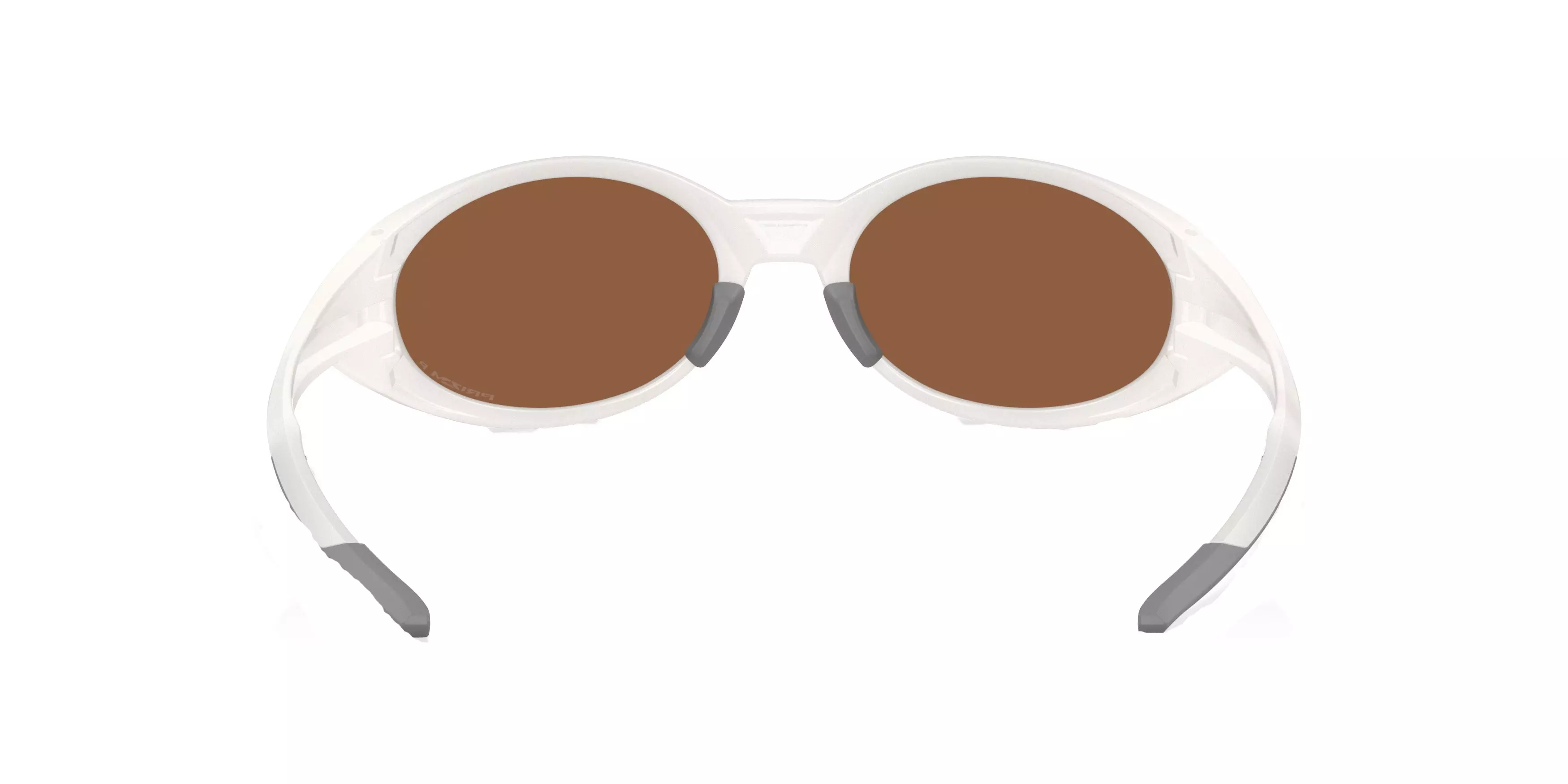 Oakley Eye Jacket Redux Prizm Tungsten Polarized Sunglasses - Matte Transparent Mist - WHITE/BROWN