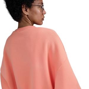 Nike Women's Sportswear Phoenix Fleece Over-Oversized Crew-Neck Sweatshirt -Apricot