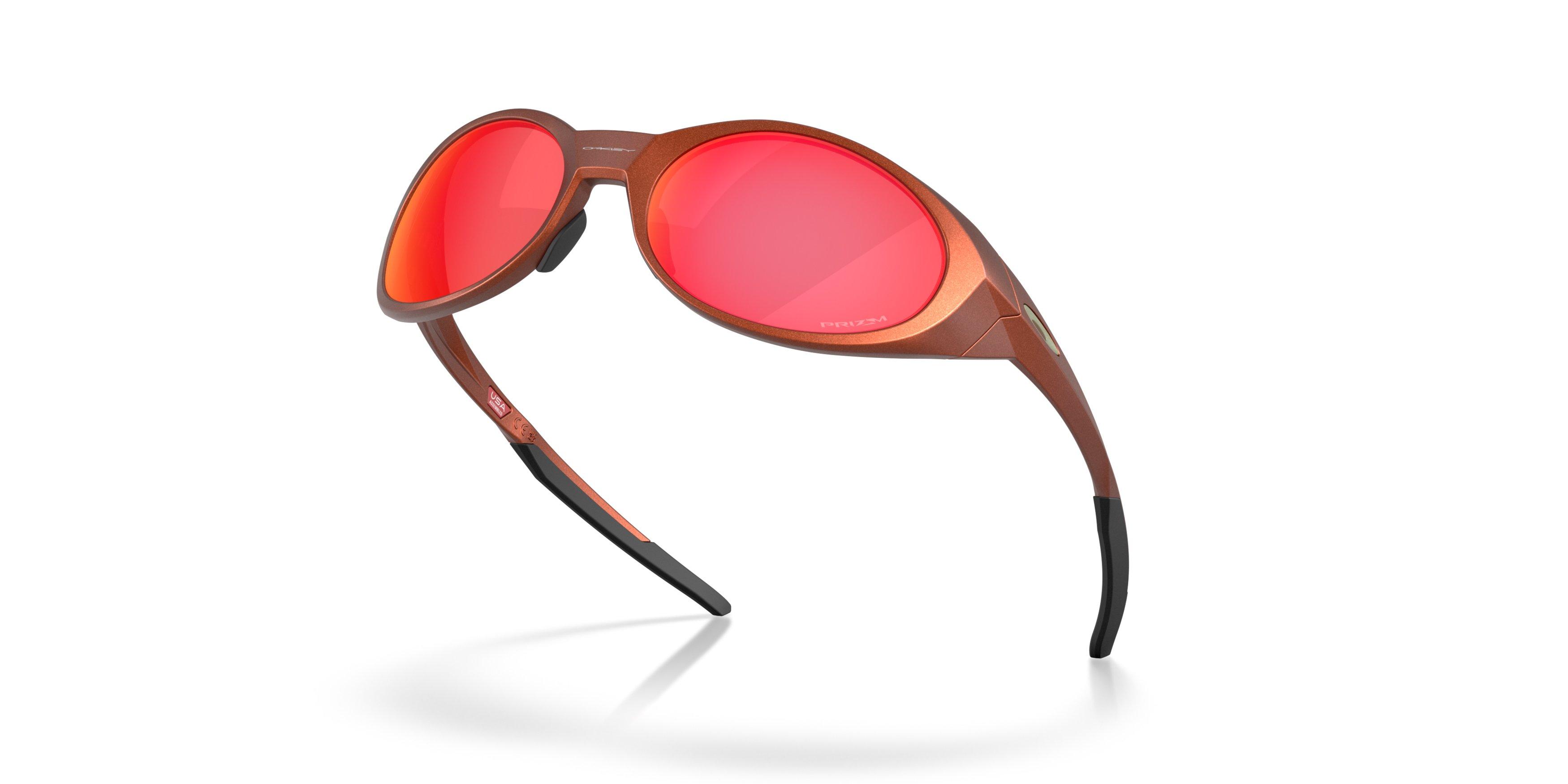 Oakley Eye Jacket Redux Prizm Trail Torch Sunglasses - Orange Fire - ORANGE/RED Thumbnail View 4