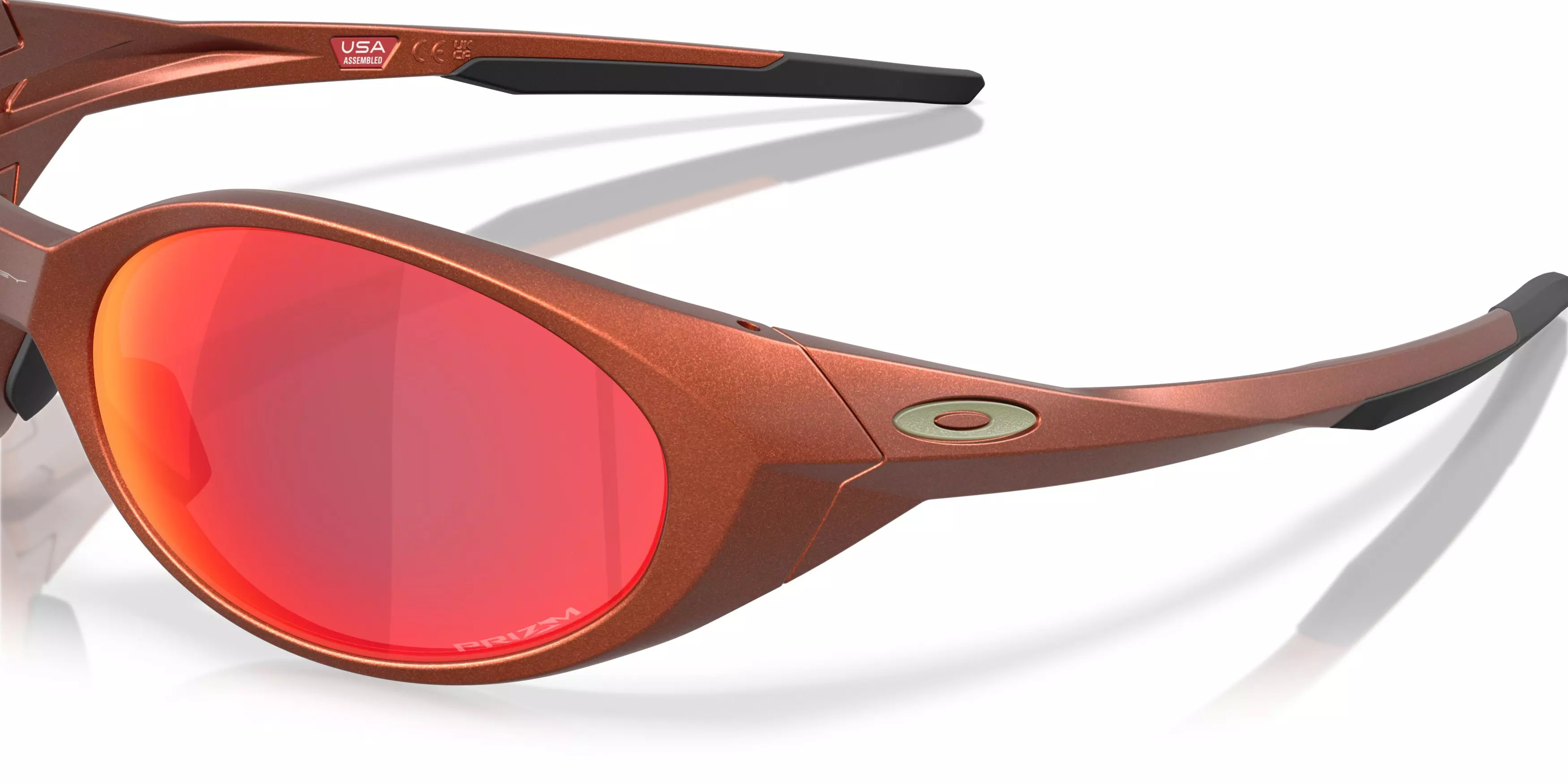 Oakley Eye Jacket Redux Prizm Trail Torch Sunglasses - Orange Fire - ORANGE/RED