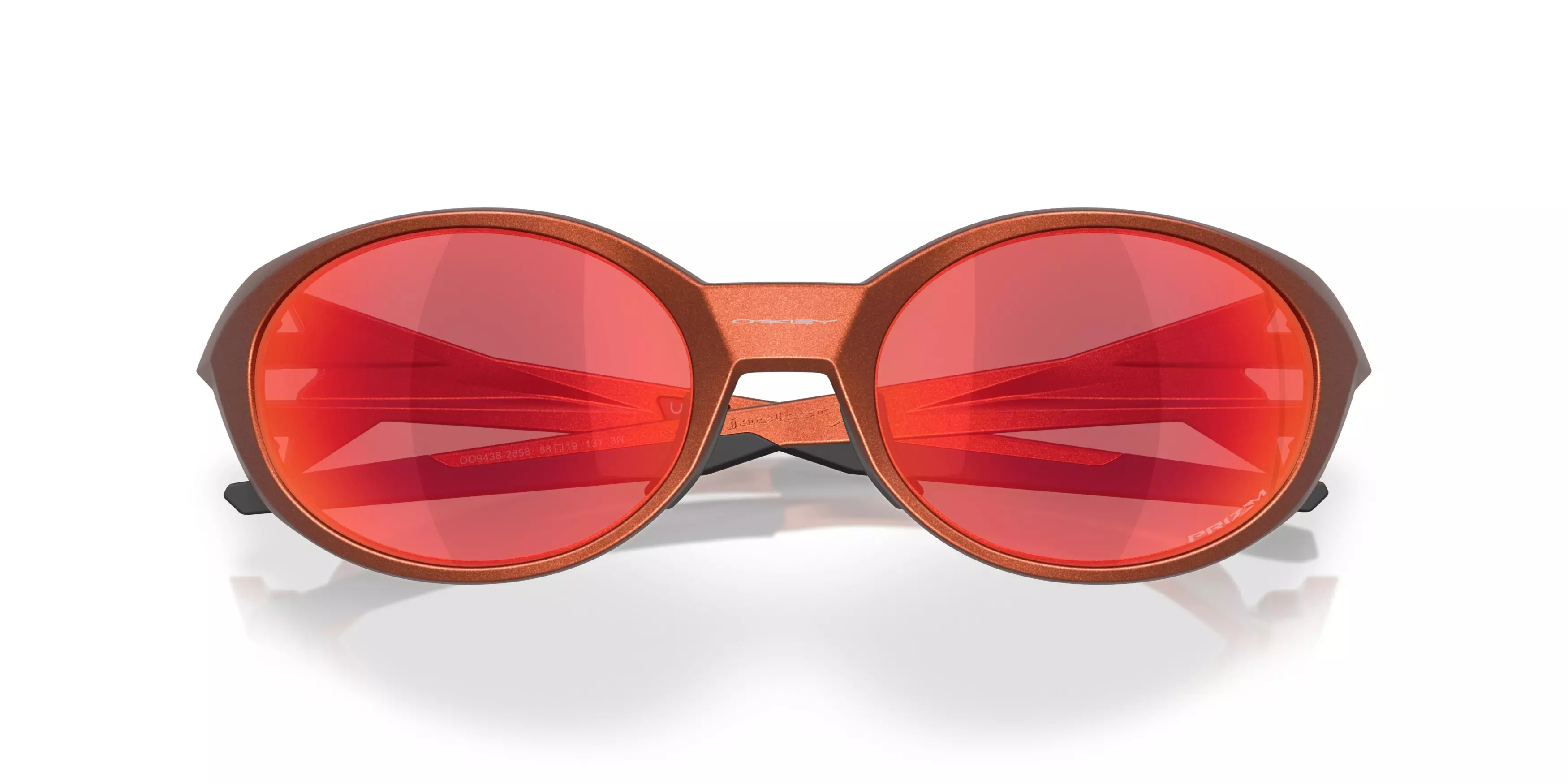 Oakley Eye Jacket Redux Prizm Trail Torch Sunglasses - Orange Fire - ORANGE/RED