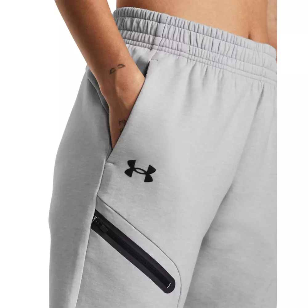 Under Armour Women's Unstoppable Fleece Jogger - GREY/BLACK