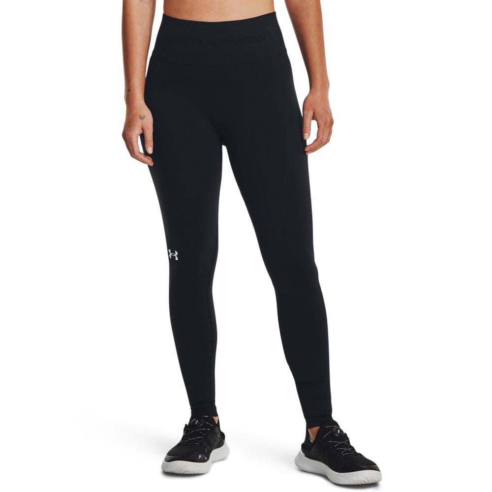 Under Armour Women's Train Seamless Leggings - BLACK/WHITE Thumbnail View 1