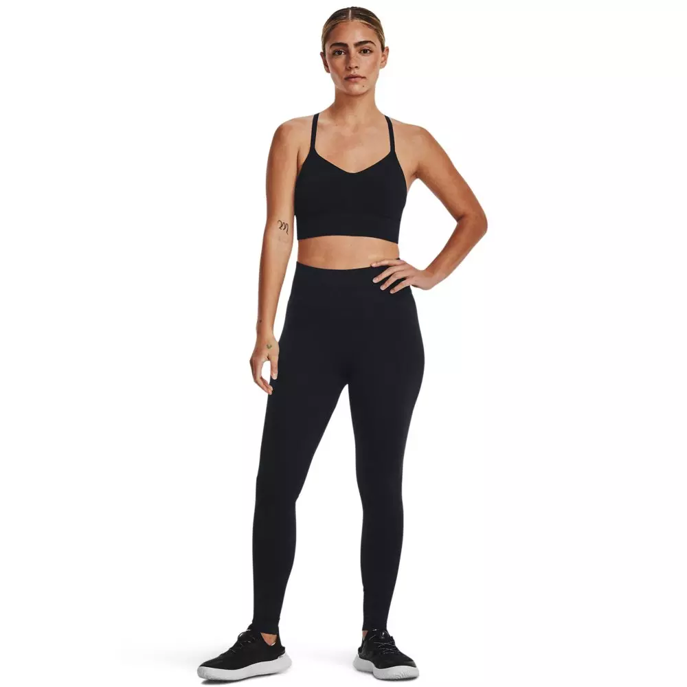 Under Armour Women's Train Seamless Leggings - BLACK/WHITE
