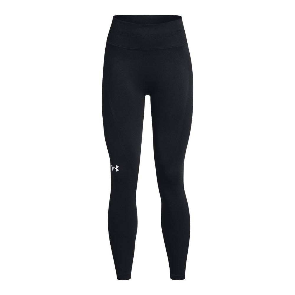 Under Armour Women's Train Seamless Leggings - BLACK/WHITE Thumbnail View 4