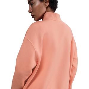 Nike Women's Sportswear Phoenix Fleece Oversized 1/4-Zip Long Sweatshirt -Apricot
