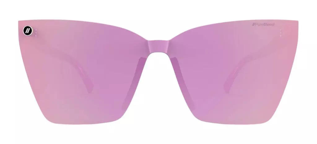 Blenders Rimini Crystal Hot Pink Sunglasses - PINK