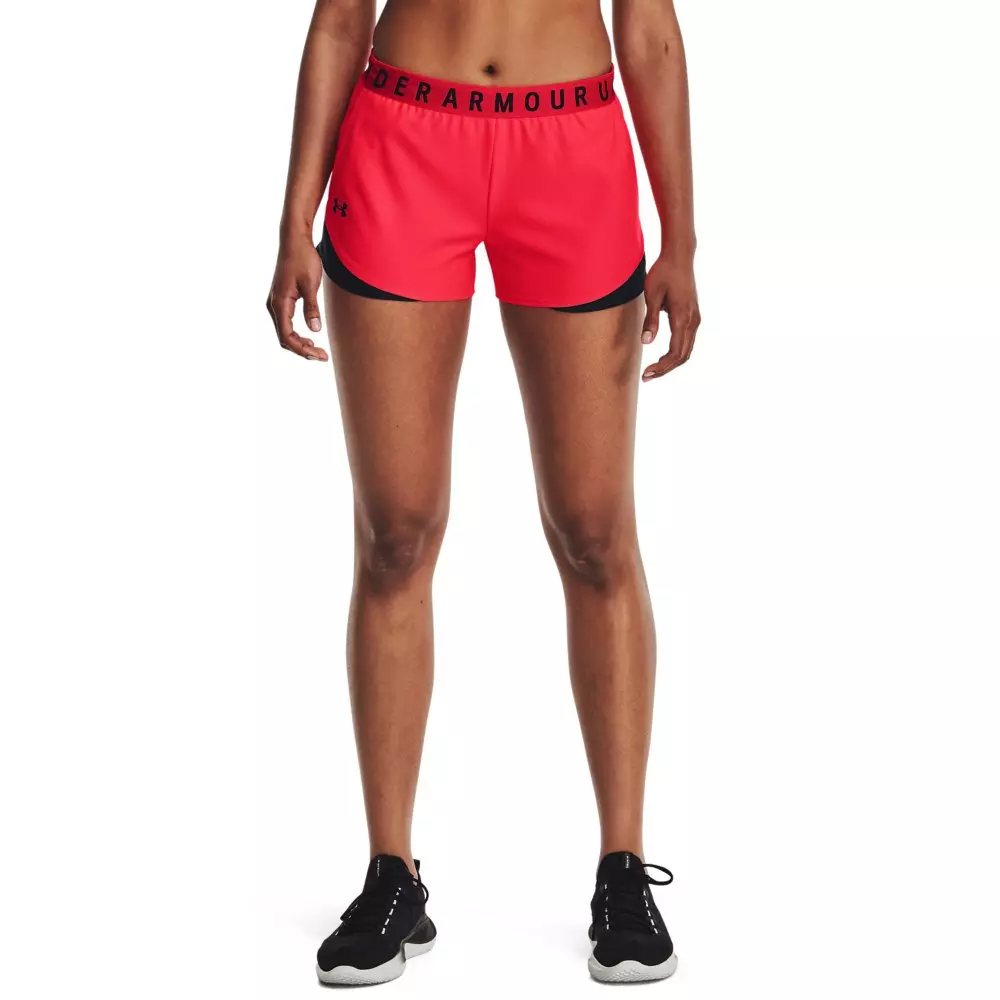 Under Armour Women's 3.0 Play Up Shorts - RED/BLACK