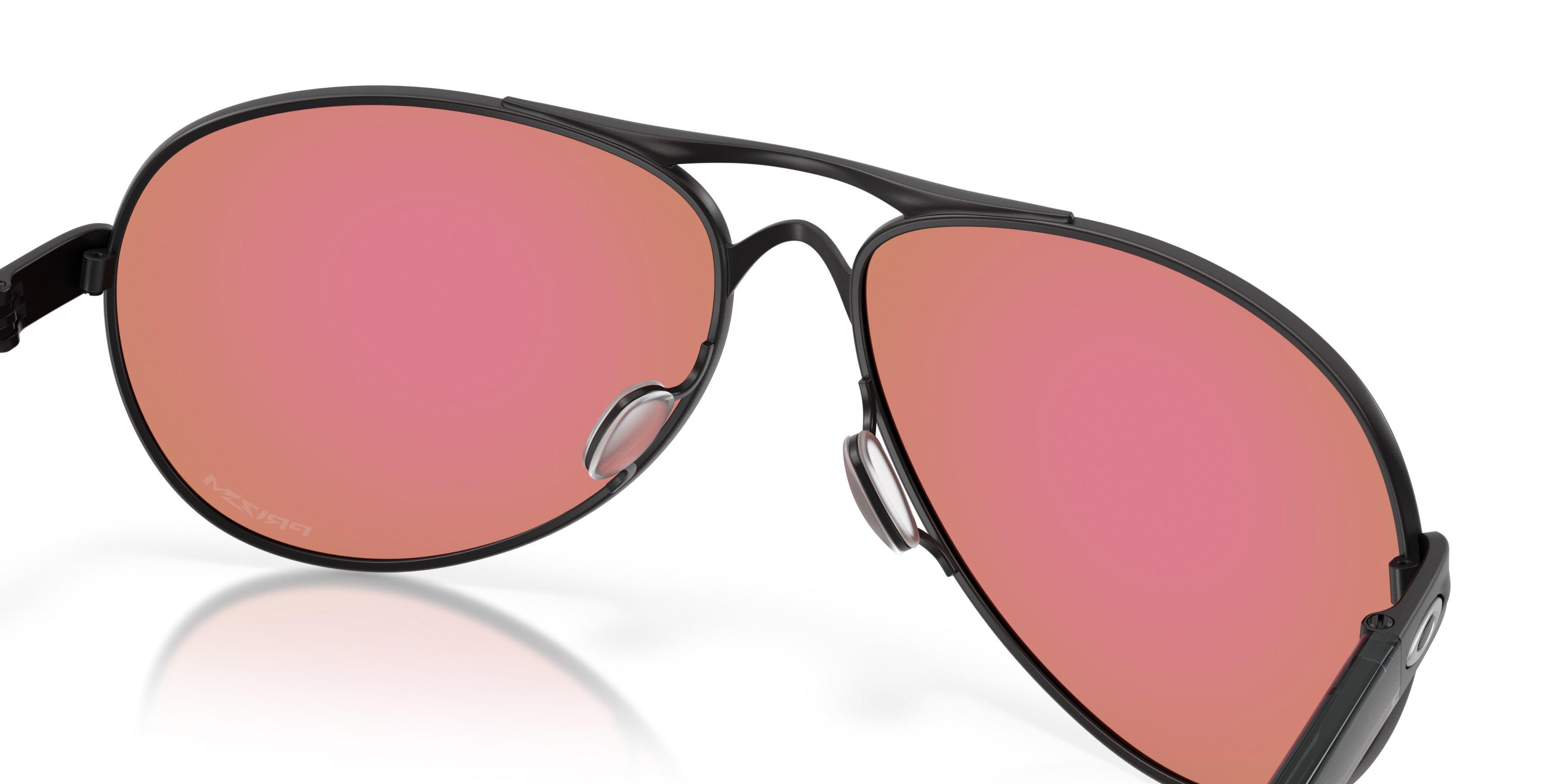 Oakley Feedback Prizm Golf Sunglasses - Satin Black - BLACK/GREEN Thumbnail View 6