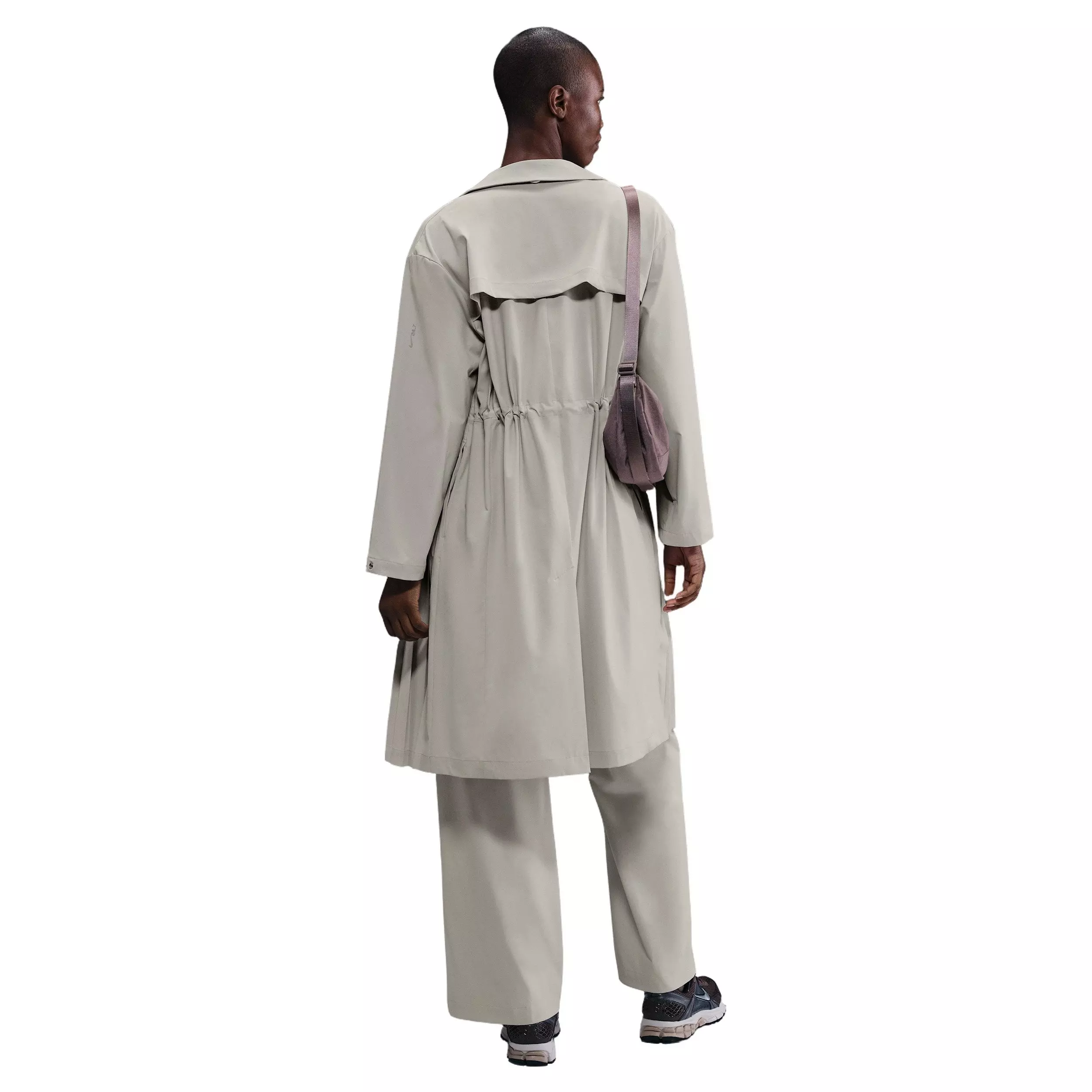 Nike Women's 24.7 PerfectStretch Dri-FIT Oversized Trench Coat - Lt Brown - LT BROWN