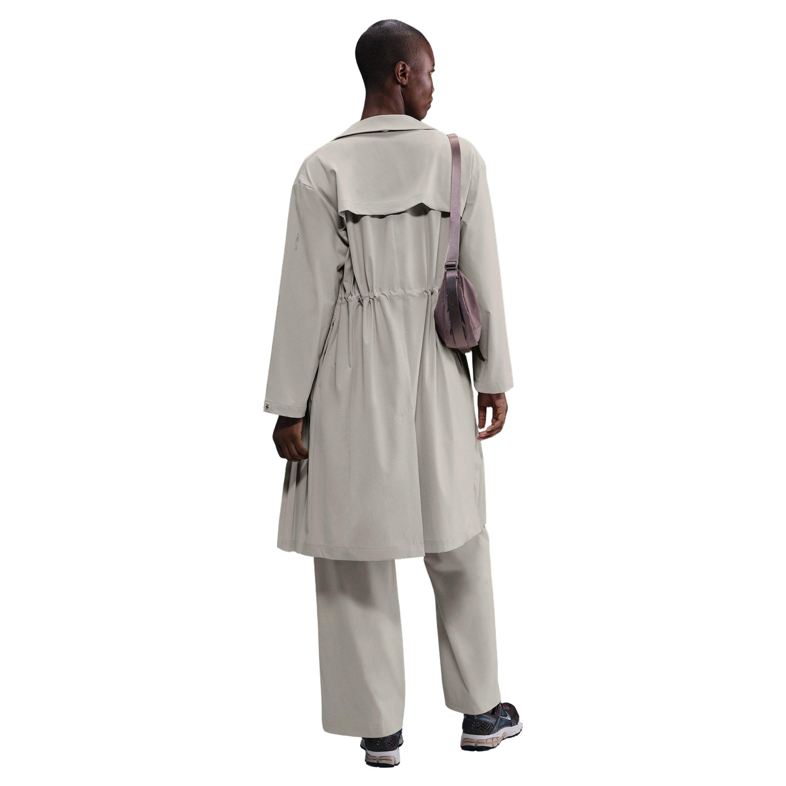 Nike Women's 24.7 PerfectStretch Dri-FIT Oversized Trench Coat -Lt Brown - LT BROWN Thumbnail View 2