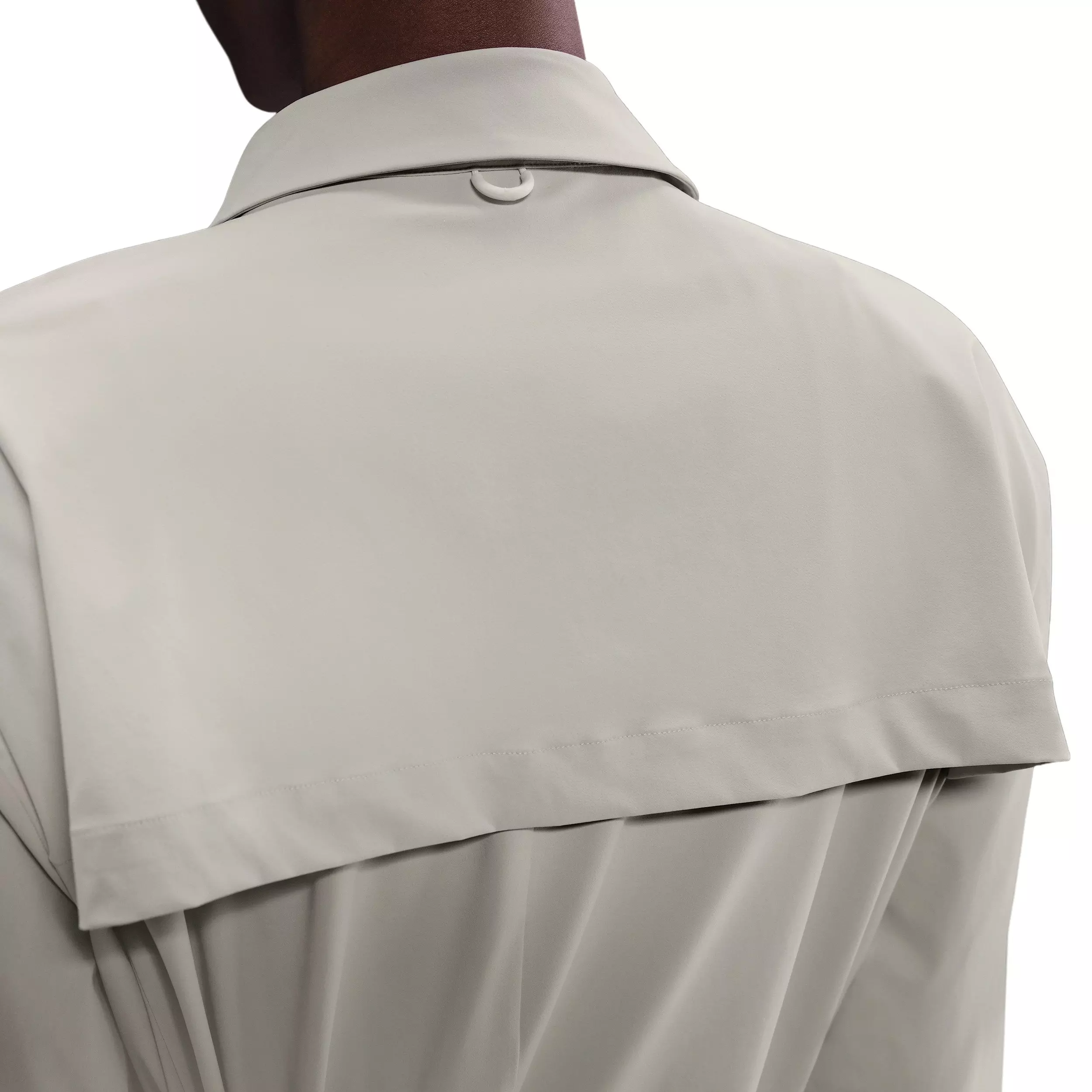 Nike Women's 24.7 PerfectStretch Dri-FIT Oversized Trench Coat -Lt Brown - LT BROWN