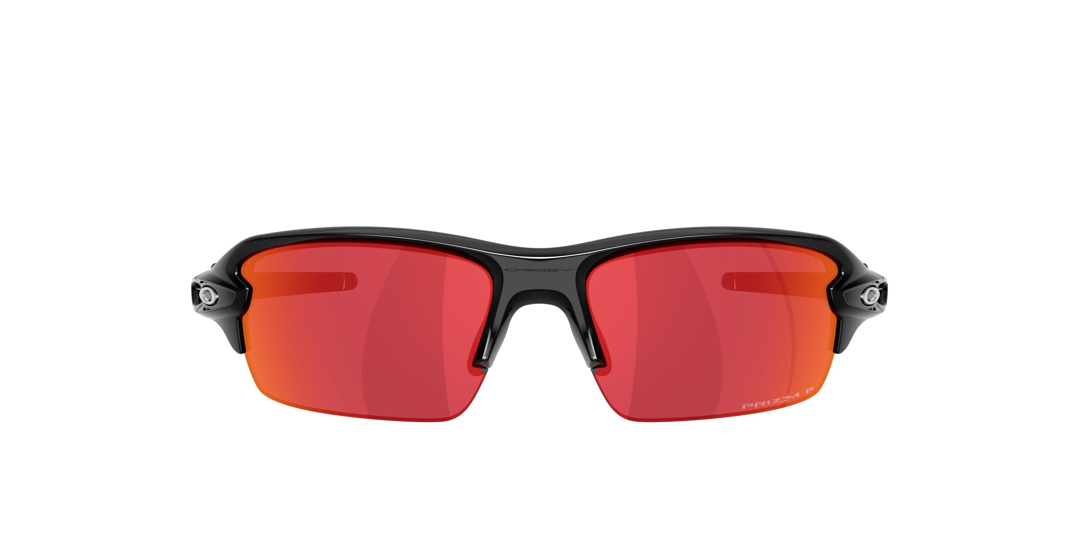 Oakley Flax 2.0 S Prizm Black Polarized Sunglasses - Polished Black - BLACK/GREY Thumbnail View 3