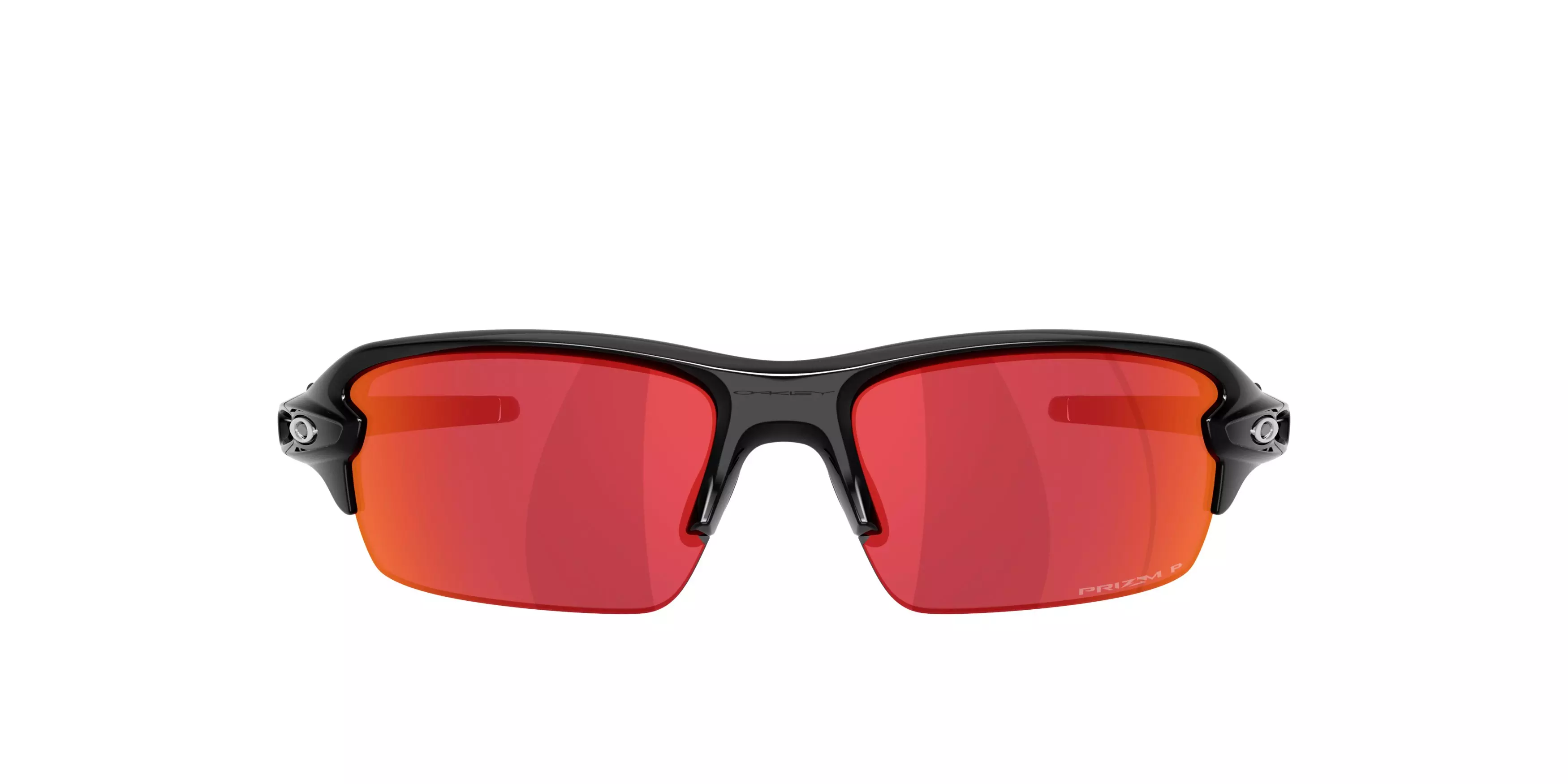 Oakley Flax 2.0 S Prizm Black Polarized Sunglasses - Polished Black - BLACK/GREY