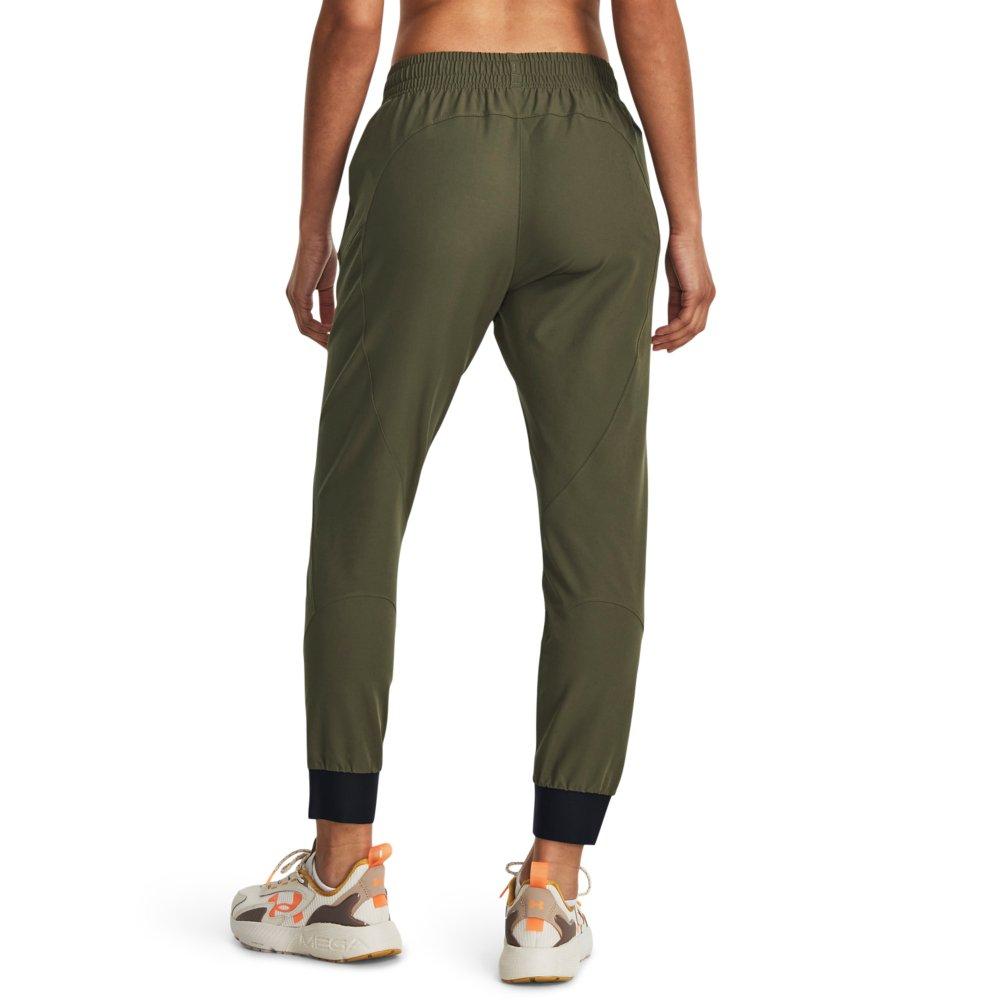 Under Armour Women's Plus Unstoppable Joggers - GREEN Thumbnail View 2