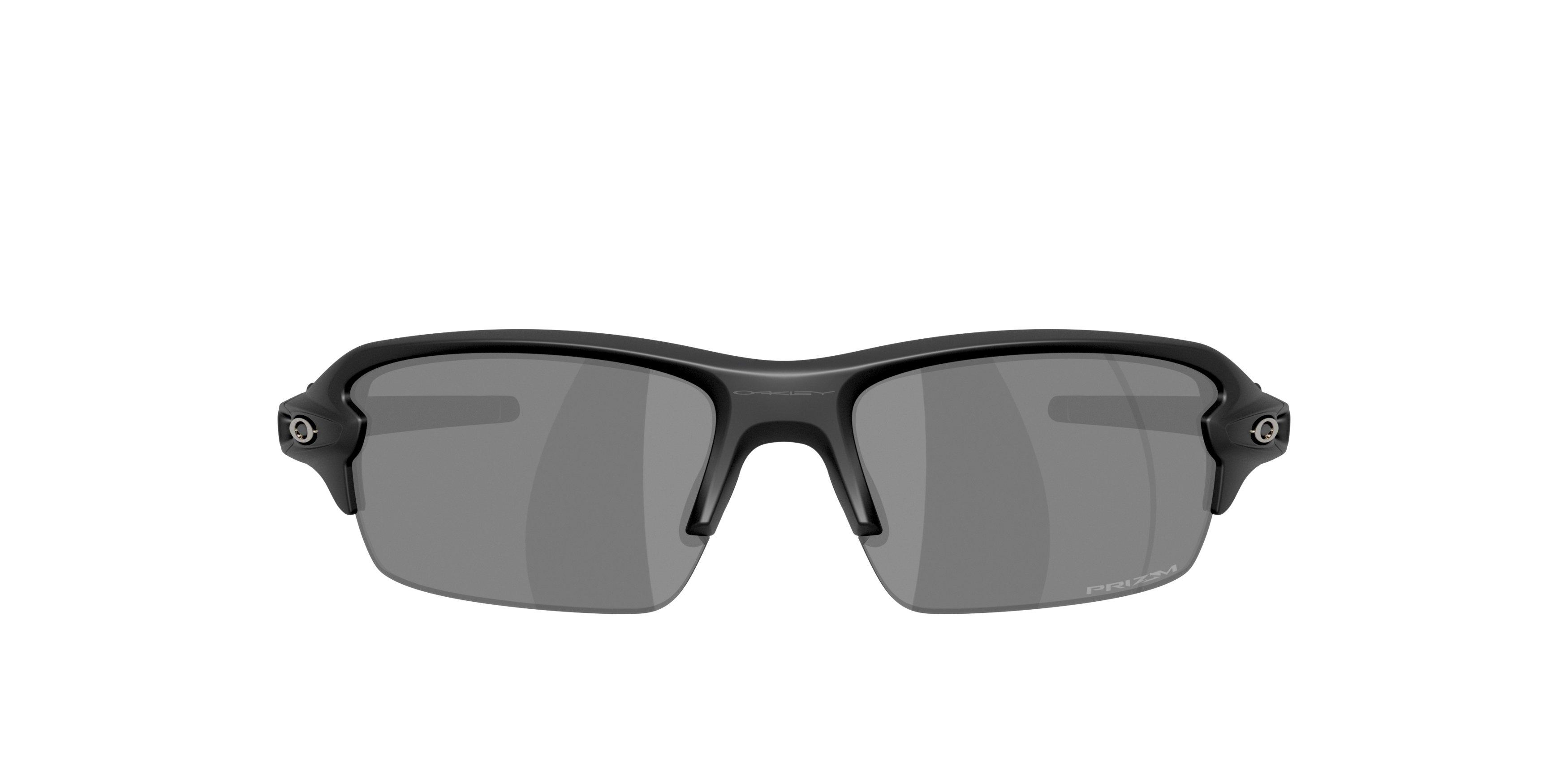 Oakley Flax 2.0 S Prizm Black Sunglasses - Matte Black - BLACK/GREY Thumbnail View 3