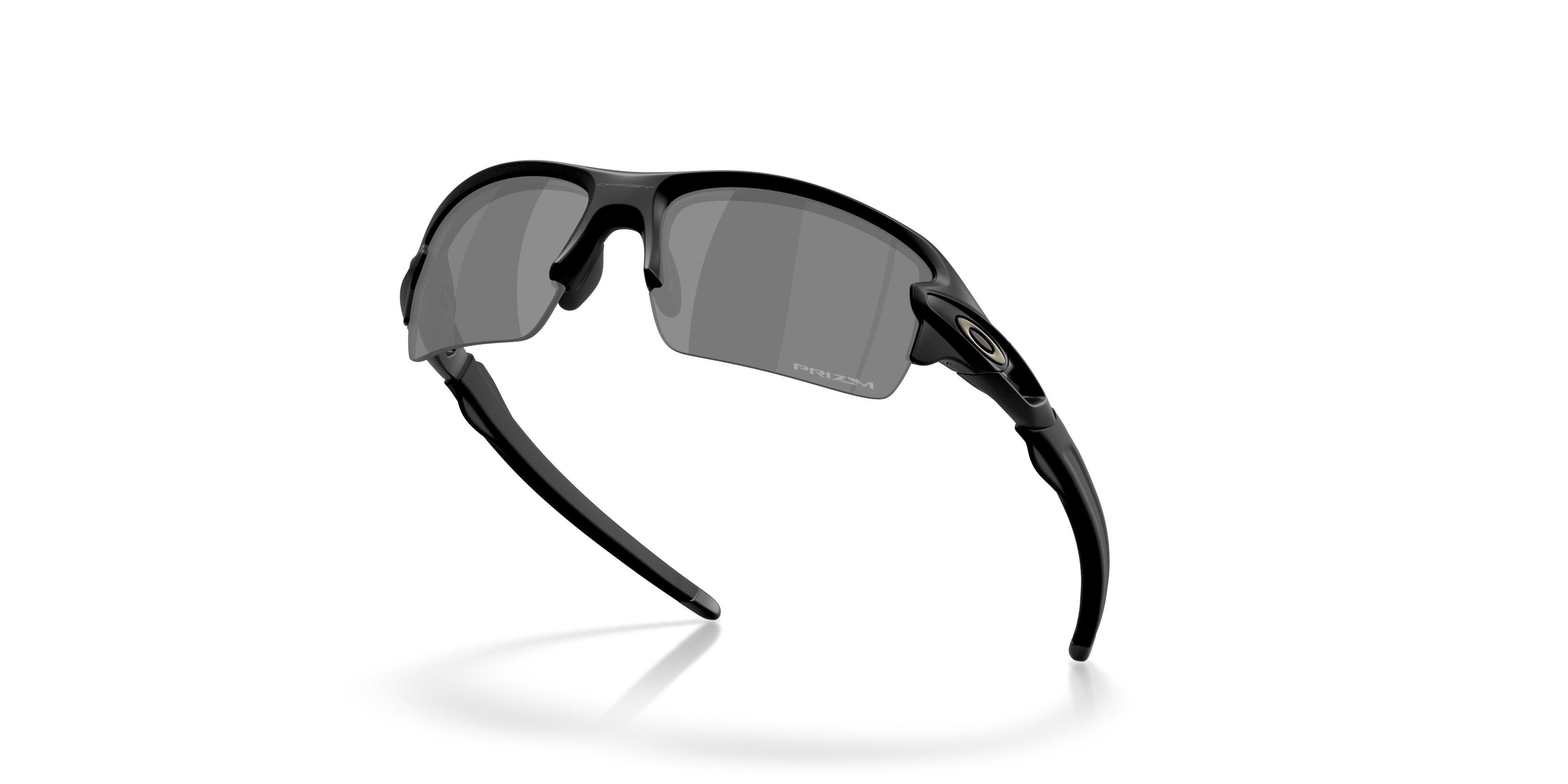 Oakley Flax 2.0 S Prizm Black Sunglasses - Matte Black - BLACK/GREY Thumbnail View 4