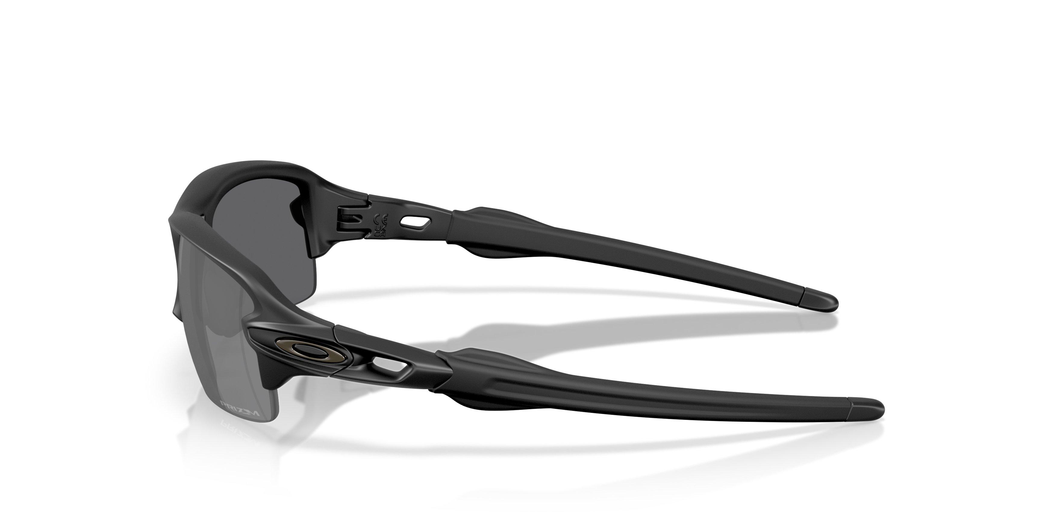 Oakley Flax 2.0 S Prizm Black Sunglasses - Matte Black - BLACK/GREY Thumbnail View 8
