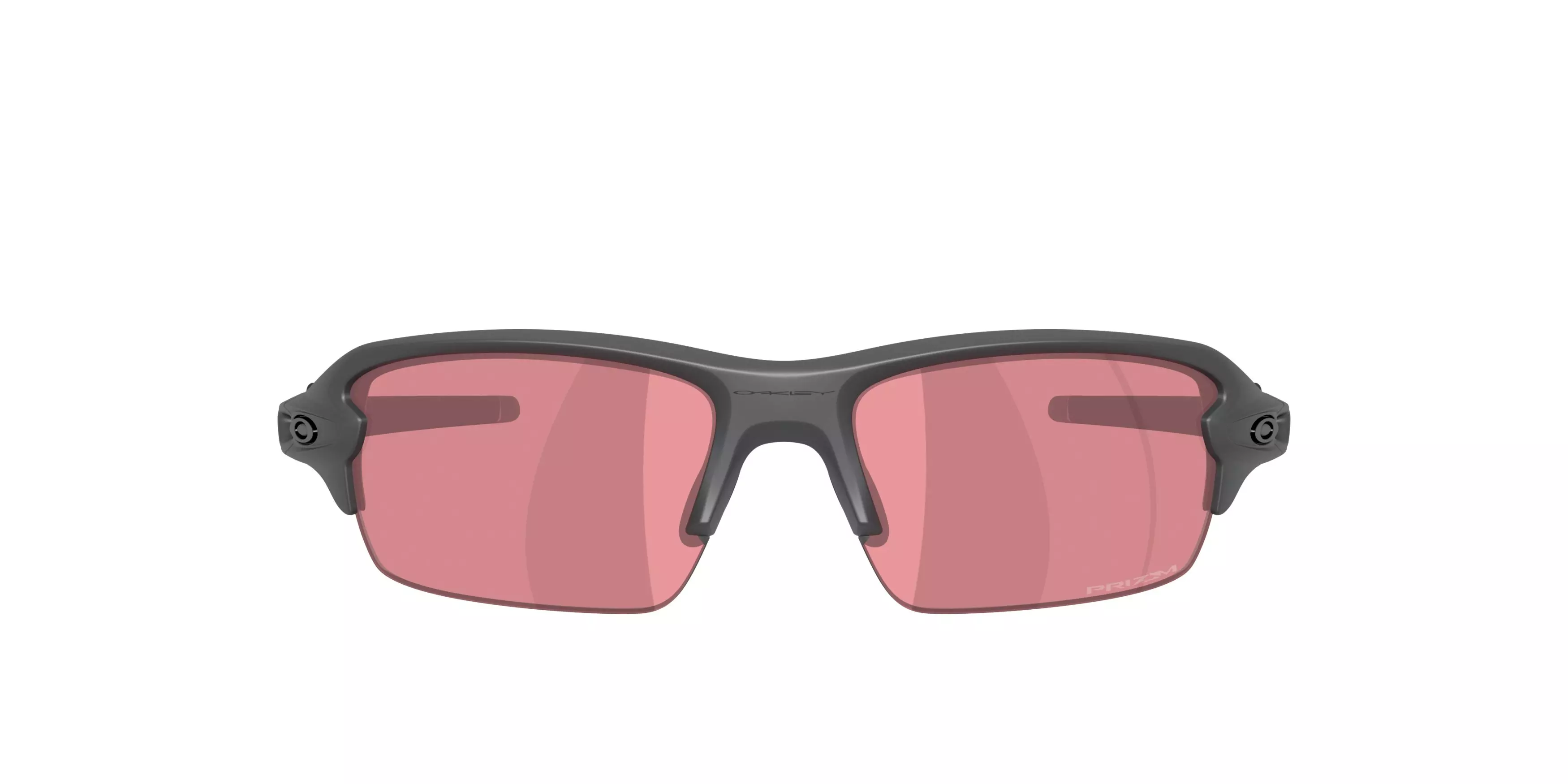 Oakley Flax 2.0 S Prizm Dark Golf Sunglasses - Matte Carbon - GREY/RED