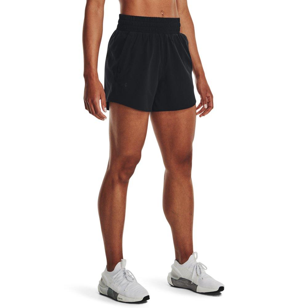 Under Armour Women's Flex Woven 5" Shorts - BLACK Thumbnail View 1