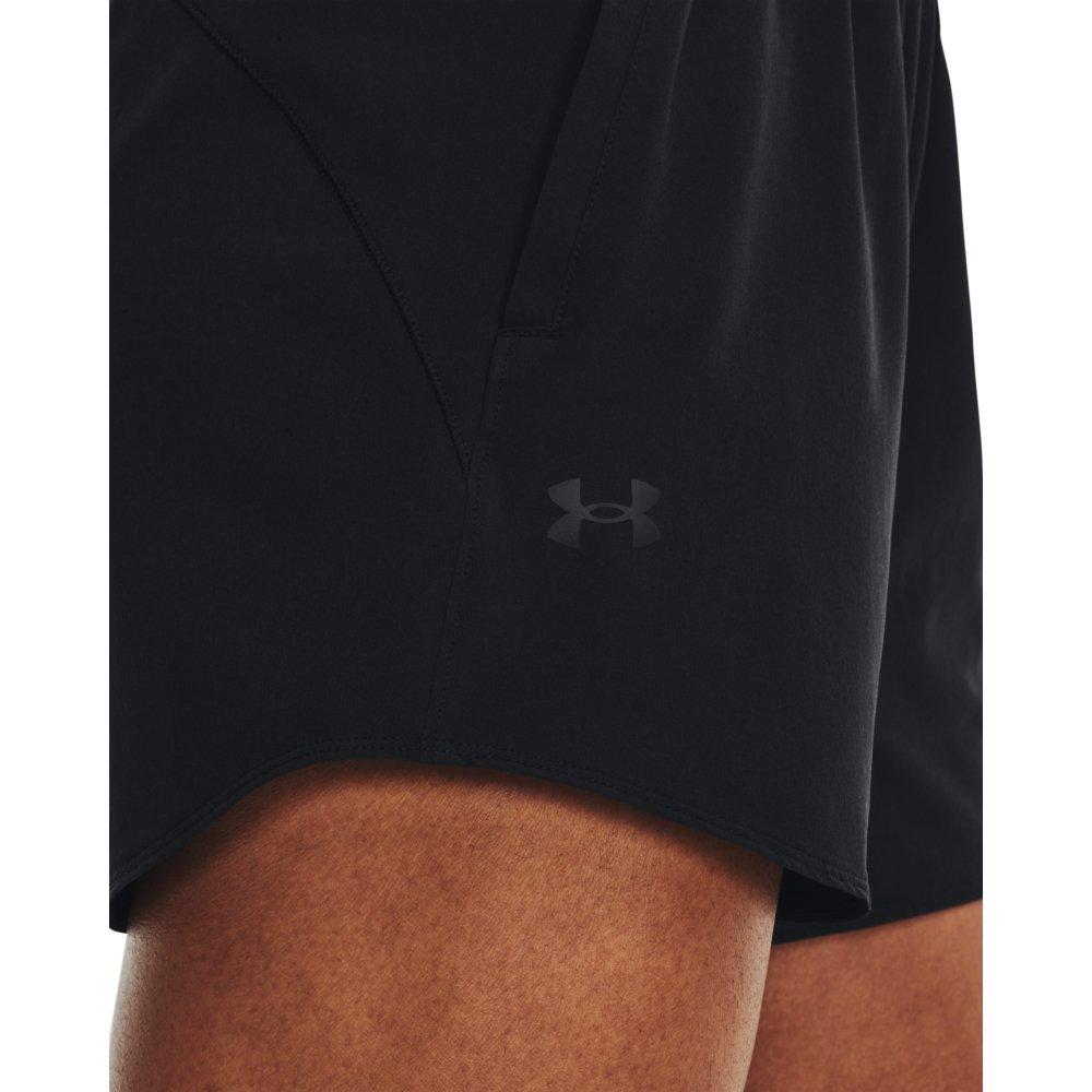 Under Armour Women's Flex Woven 5" Shorts - BLACK Thumbnail View 4