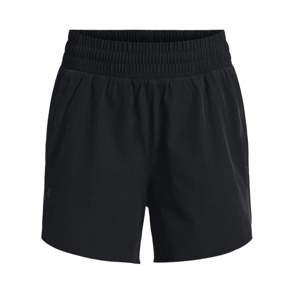 Under Armour Women's Flex Woven 5" Shorts - BLACK Thumbnail View 5