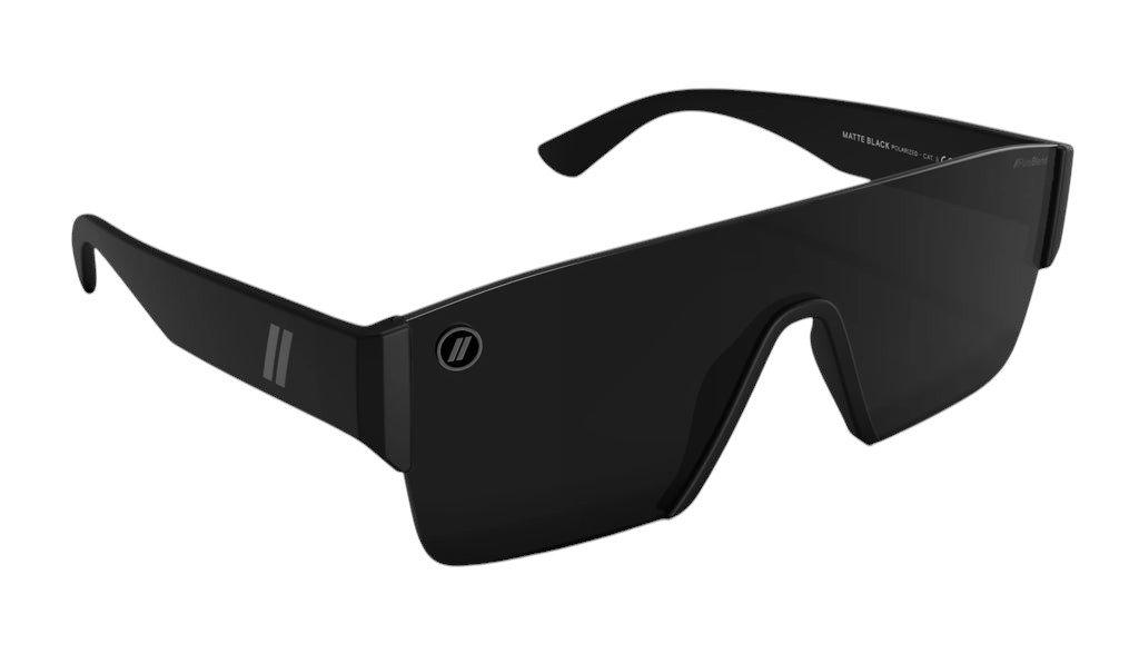 Blenders Kingpin Matte Black Sunglasses - BLACK