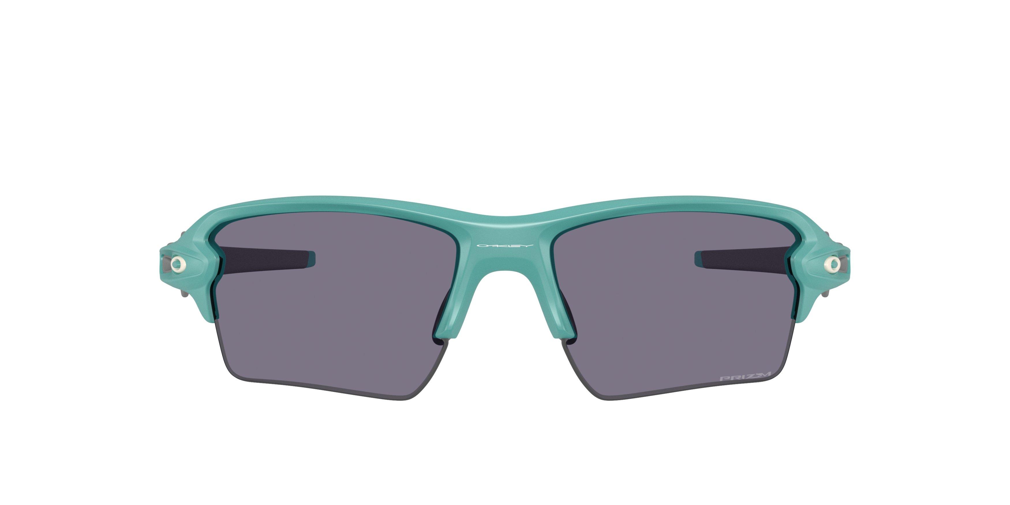 Oakley Flax 2.0 XL Prizm Grey Sunglasses - Matte Pacific - BLUE/GREY Thumbnail View 3