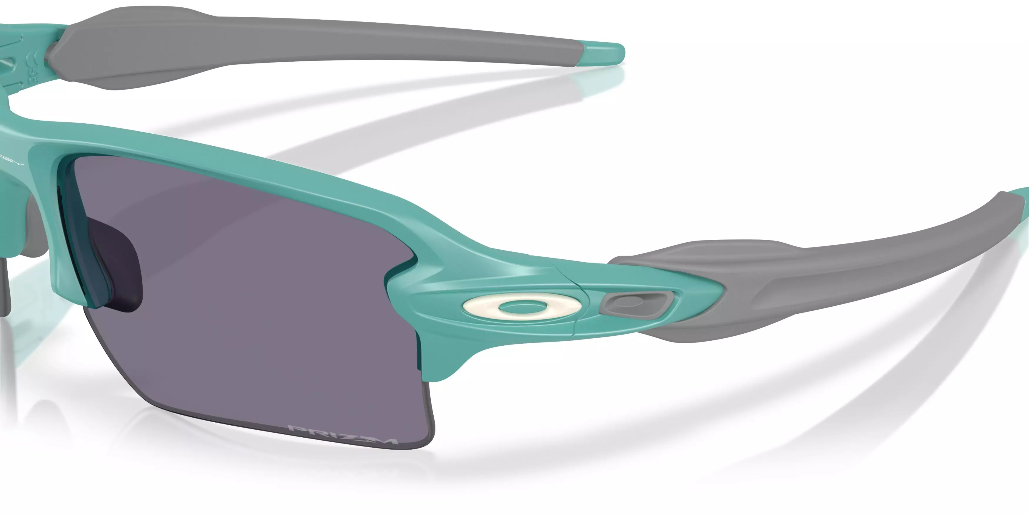 Oakley Flax 2.0 XL Prizm Grey Sunglasses - Matte Pacific - BLUE/GREY