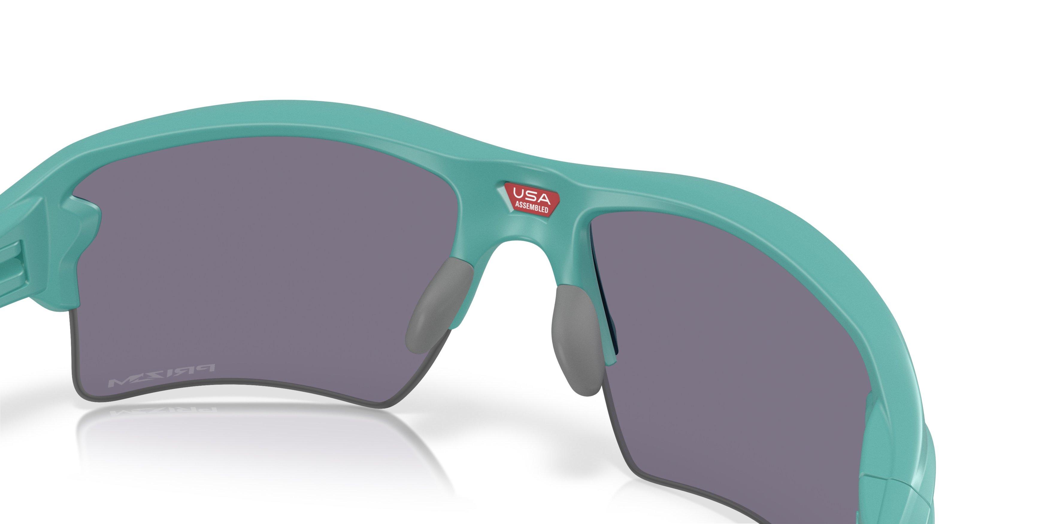 Oakley Flax 2.0 XL Prizm Grey Sunglasses - Matte Pacific - BLUE/GREY Thumbnail View 6