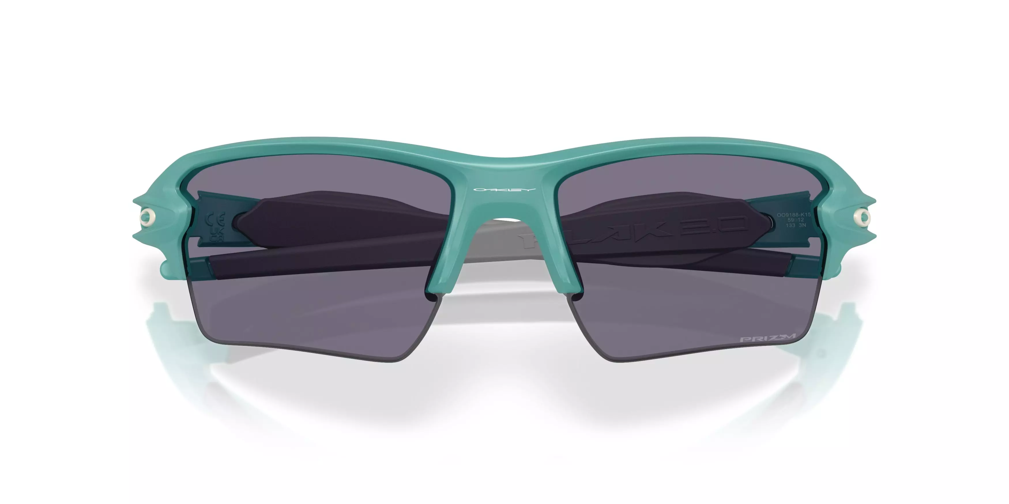 Oakley Flax 2.0 XL Prizm Grey Sunglasses - Matte Pacific - BLUE/GREY