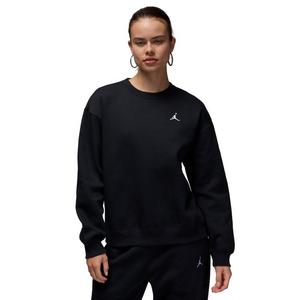 Jordan Women's Brooklyn Fleece Crew-Neck Sweatshirt -Black