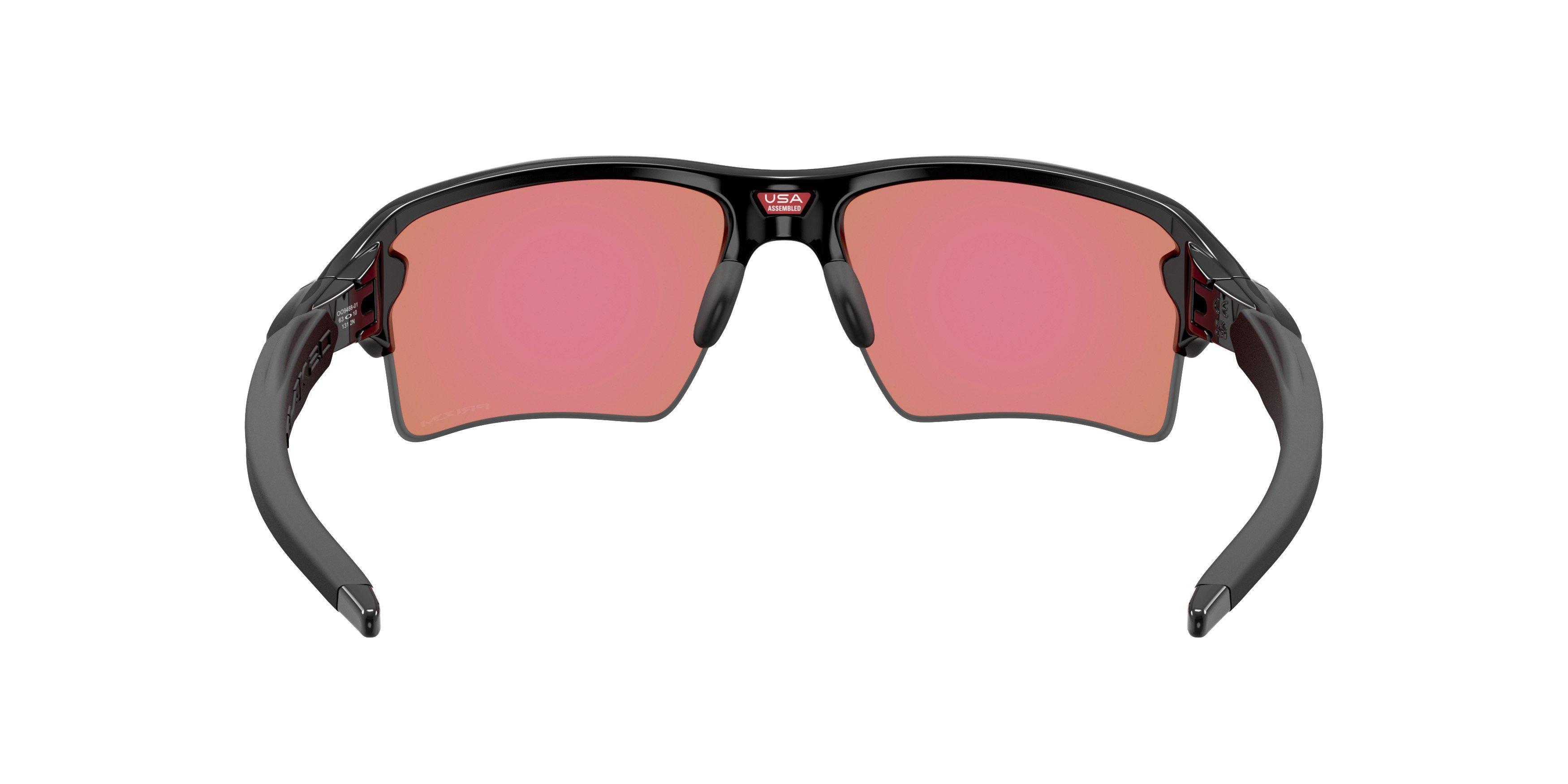 Oakley Flax 2.0 XXL Prizm Golf Sunglasses - Polished Black - BLACK/GREEN Thumbnail View 2