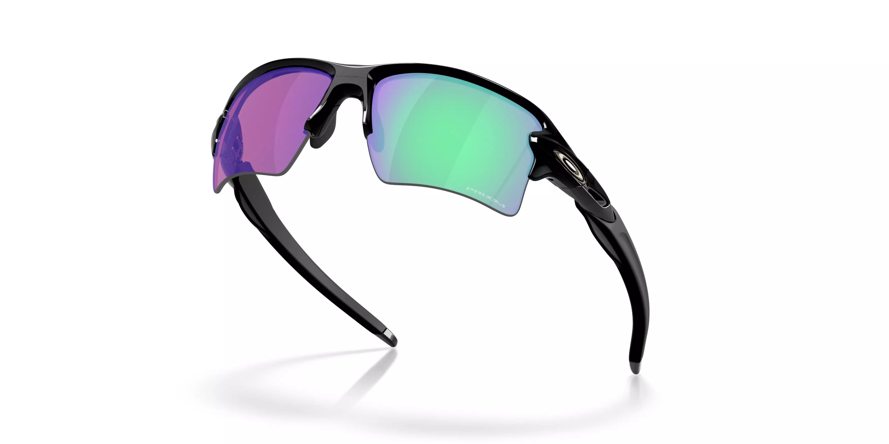 Oakley Flax 2.0 XXL Prizm Golf Sunglasses - Polished Black - BLACK/GREEN