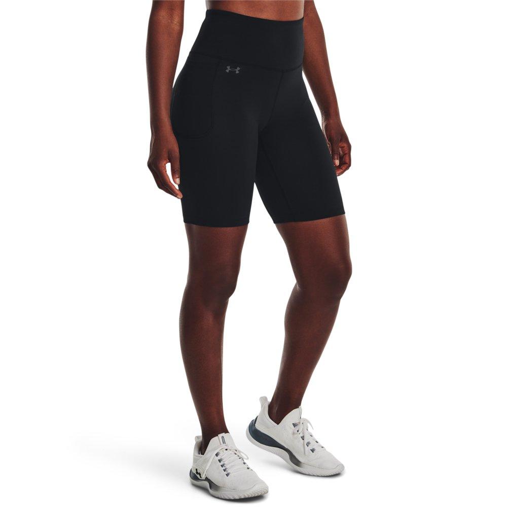 Under Armour Women's Motion Bike Shorts - BLACK/GREY Thumbnail View 1
