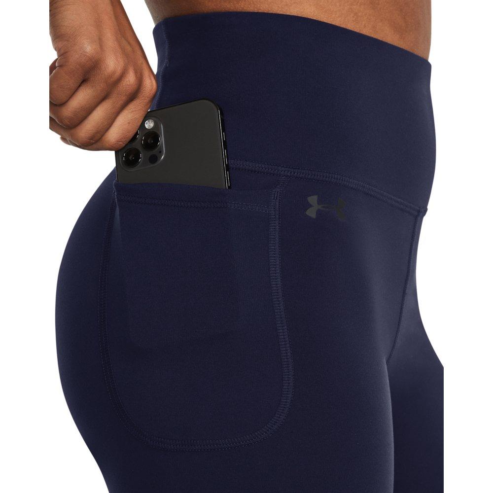 Under Armour Women's Motion Bike Shorts - NAVY Thumbnail View 3