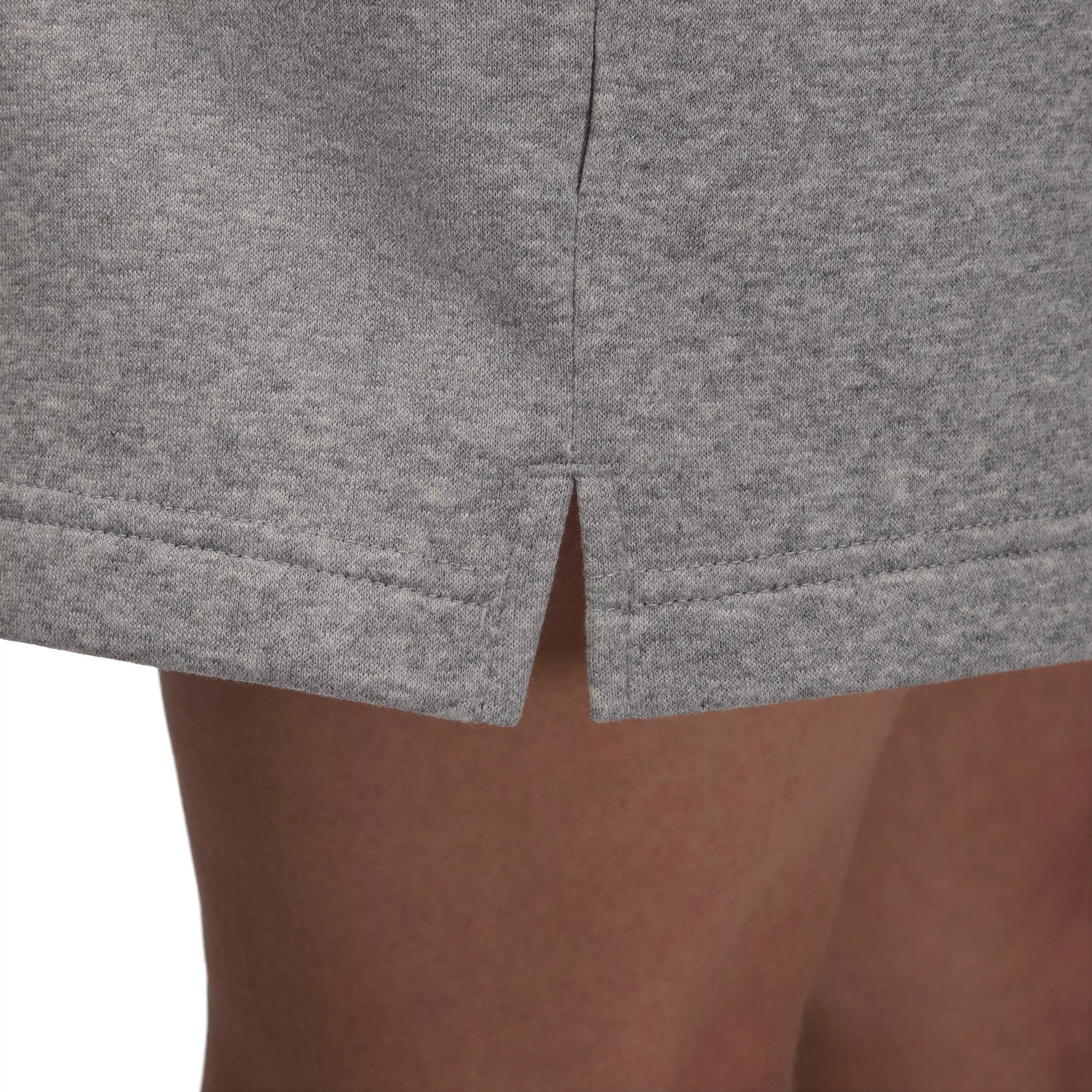 Jordan Women' Brooklyn Fleece Shorts -Grey - GREY/WHITE