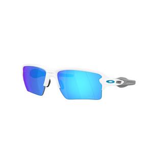 Oakley Flax 2.0 XXL Prizm Sapphire Sunglasses - Polished White