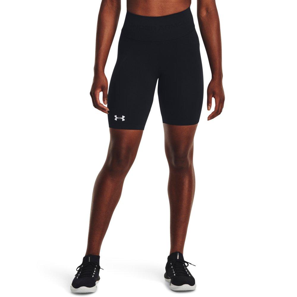 Under Armour Women's Train Seamless Short - BLACK/WHITE Thumbnail View 1