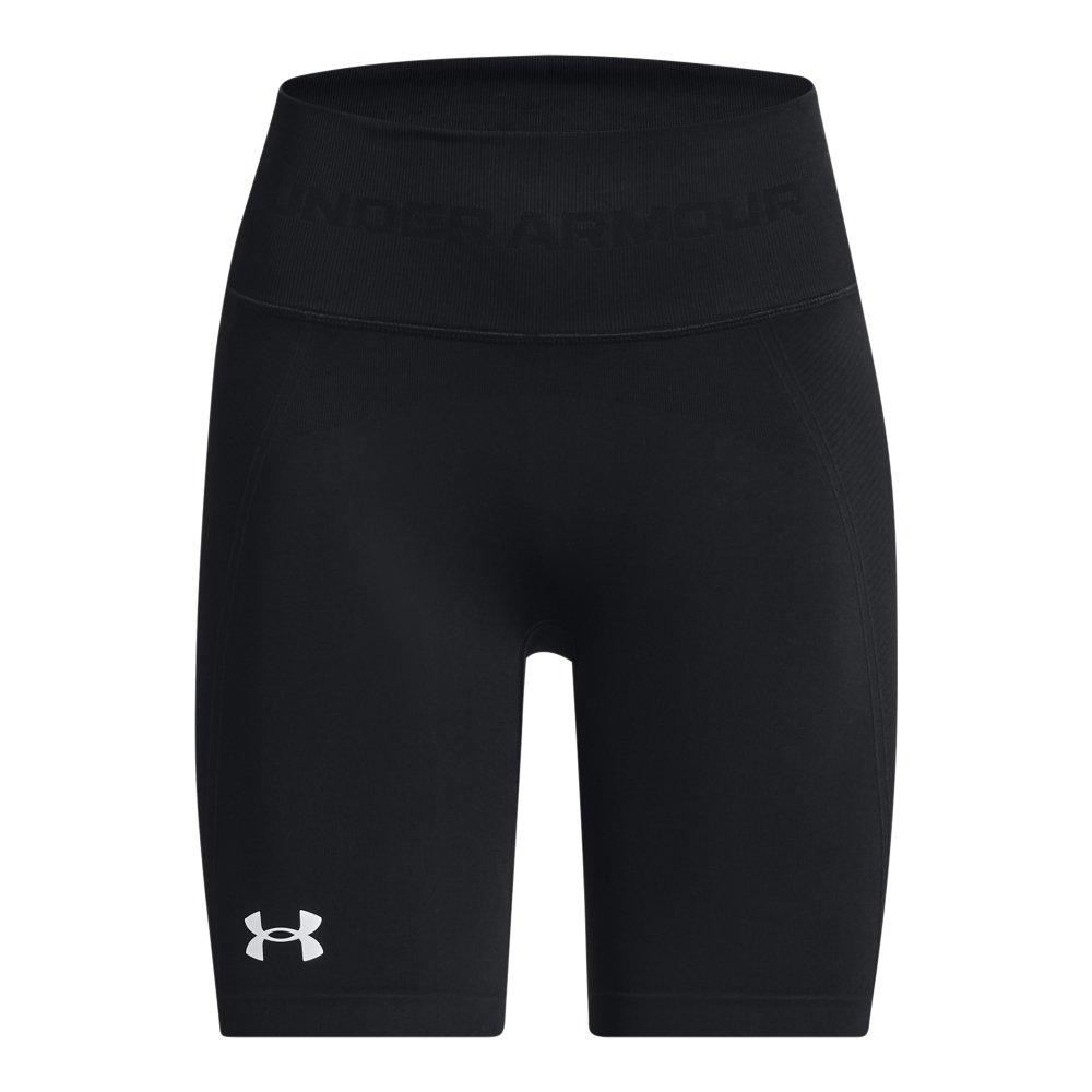 Under Armour Women's Train Seamless Short - BLACK/WHITE Thumbnail View 5