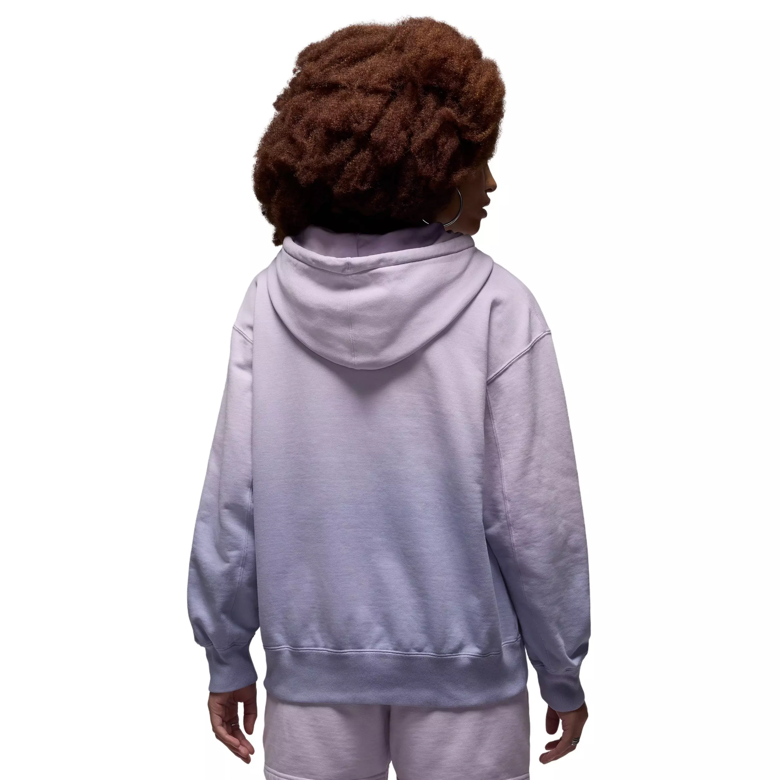 Jordan Women's Flight Fleece Dip-Dyed Pullover Hoodie - Purple - PURPLE