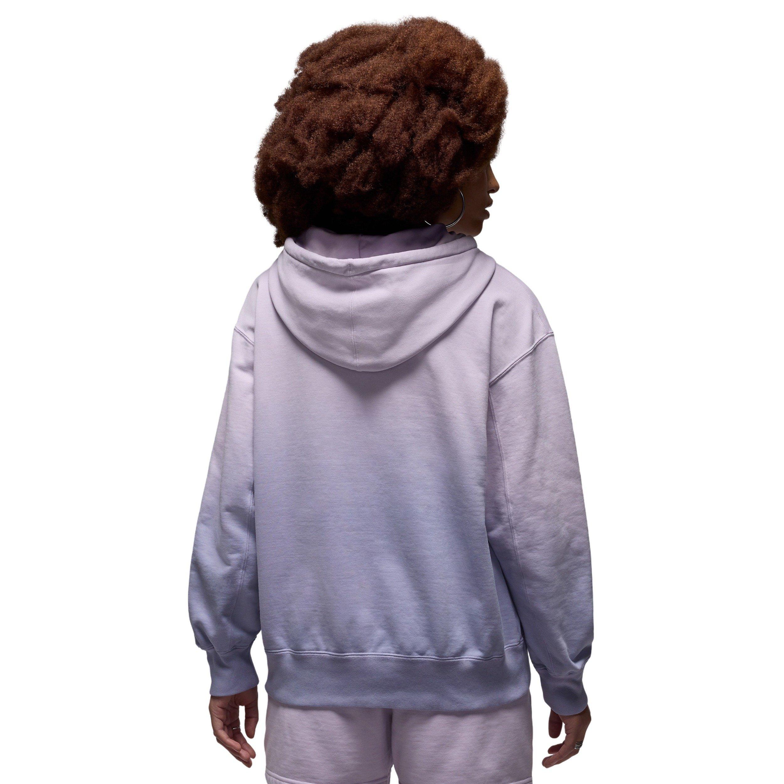 Jordan Women's Flight Fleece Dip-Dyed Pullover Hoodie -Purple - PURPLE Thumbnail View 2