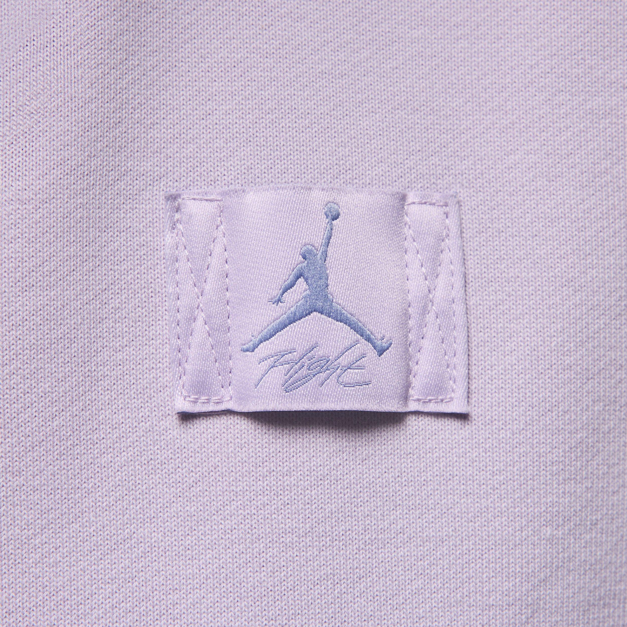 Jordan Women's Flight Fleece Dip-Dyed Pullover Hoodie - Purple - PURPLE Thumbnail View 4